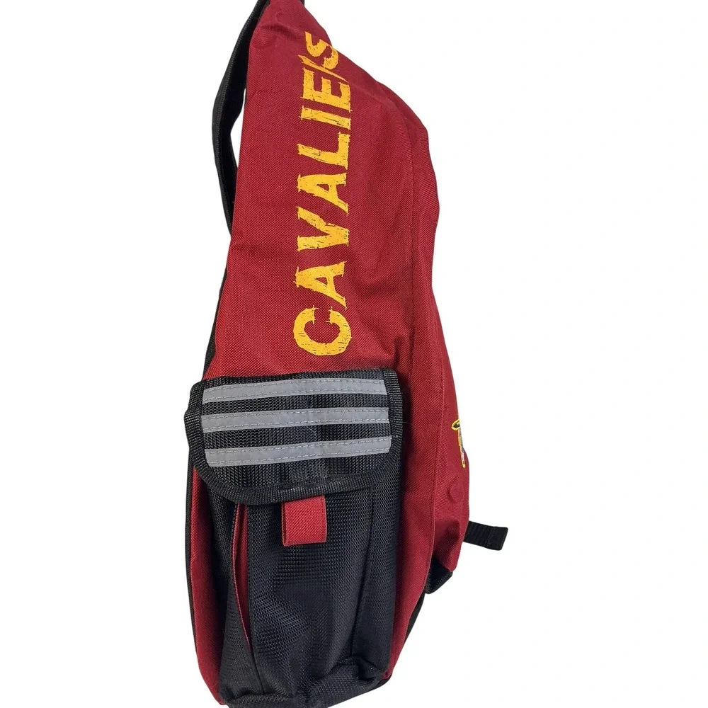 Cleveland Cavaliers Sling Backpack Red Black‎ Team Logo One Adjustable Strap